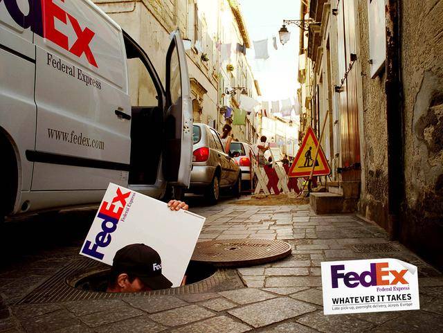 來(lái)自fedex的創(chuàng)意廣告合集!快遞